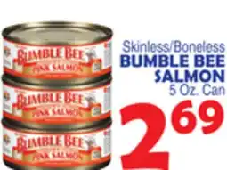 Bravo Supermarkets BUMBLE BEE SALMON offer