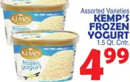 Bravo Supermarkets KEMP'S FROZEN YOGURT offer