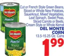Bravo Supermarkets DEL MONTE CORN offer