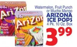Bravo Supermarkets ARIZONA ICE POPS offer