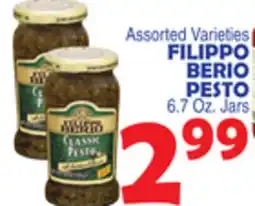 Bravo Supermarkets FILIPPO BERIO PESTO offer