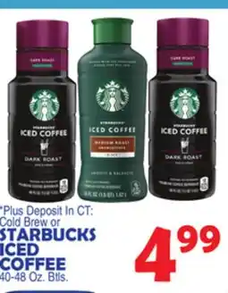 Bravo Supermarkets STARBUCKS ICED COFFEE offer