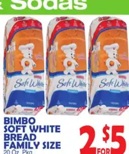 Bravo Supermarkets BIMBO SOFT WHITE BREAD FAMILY SIZE offer