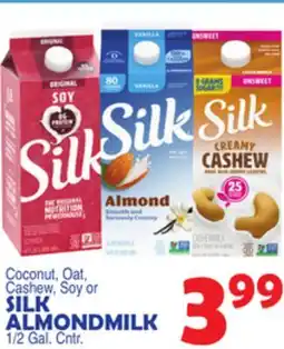 Bravo Supermarkets SILK ALMONDMILK offer