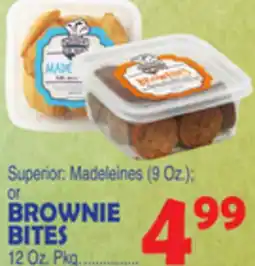 Bravo Supermarkets BROWNIE BITES 12 Oz. Pkg offer