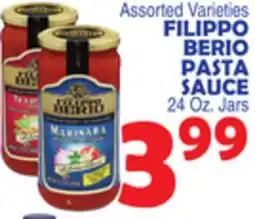 Bravo Supermarkets FILIPPO BERIO PASTA SAUCE offer