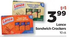 Weis Markets Lance Sandwich Crackers offer
