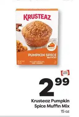Weis Markets Krusteaz Pumpkin Spice Muffin Mix offer