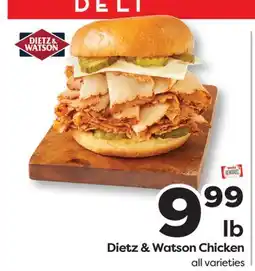 Weis Markets Dietz & Watson Chicken offer