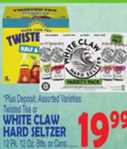 Bravo Supermarkets WHITE CLAW HARD SELTZER offer