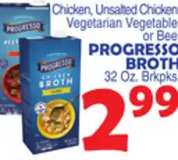 Bravo Supermarkets PROGRESSO BROTH offer