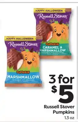Weis Markets Russell Stover Pumpkins offer