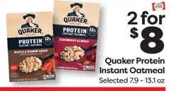 Weis Markets Quaker Protein Instant Oatmeal offer