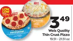 Weis Markets Weis Quality Thin Crust Pizza offer