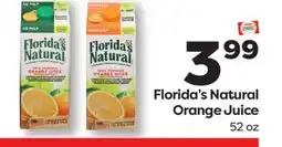 Weis Markets Florida's Natural Orange Juice offer