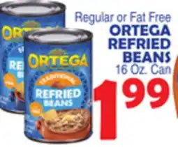 Bravo Supermarkets ORTEGA REFRIED BEANS offer