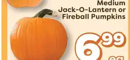 Weis Markets Medium Jack-O-Lantern or Fireball Pumpkins offer