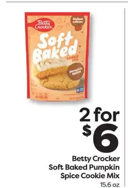 Weis Markets Betty Crocker Soft Baked Pumpkin Spice Cookie Mix offer