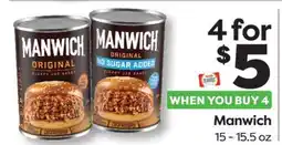 Weis Markets Manwich offer