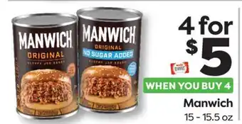 Weis Markets Manwich offer