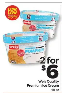 Weis Markets Weis Quality Premium Ice Cream offer