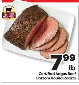 Weis Markets Certified Angus Beef Bottom Round Roasts offer