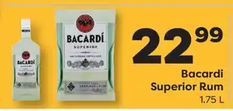 Weis Markets Bacardi Superior Rum offer