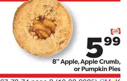 Weis Markets 8 Apple, Apple Crumb, or Pumpkin Pies offer