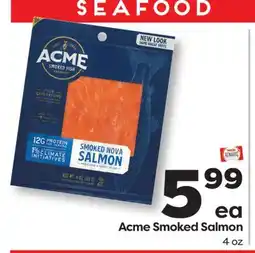 Weis Markets Acme Smoked Salmon offer