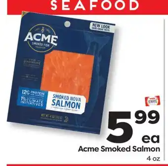 Weis Markets Acme Smoked Salmon offer