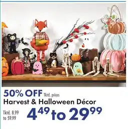 Boscov's Harvest & Halloween Décor offer