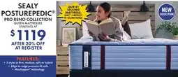 Boscov's SEALY POSTUREPEDIC PRO RENO COLLECTION QUEEN MATTRESSES offer