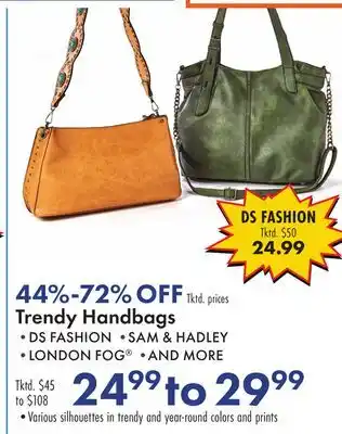 Boscov's Trendy Handbags offer