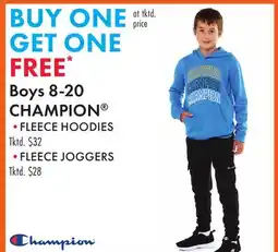 Boscov's Boys 8-20 CHAMPION FLEECE HOODIES offer