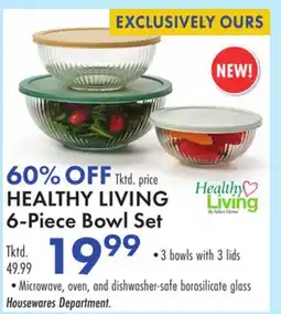 Boscov's HEALTHY LIVING 6-Piece Bowl Set offer