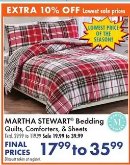 Boscov's MARTHA STEWART Bedding offer