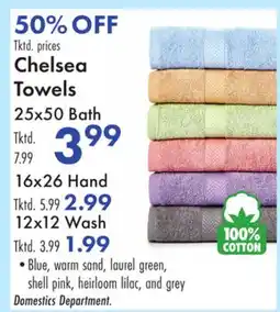 Boscov's Chelsea Towels 25x50 Bath offer
