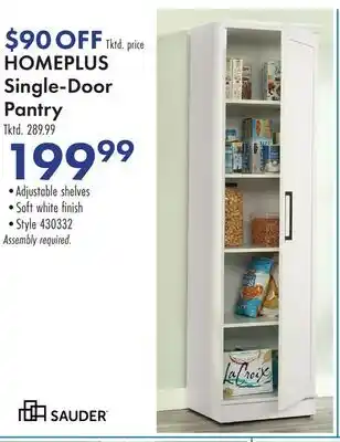 Boscov's HOMEPLUS Single-Door Pantry offer