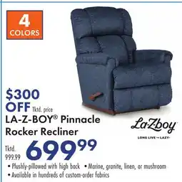 Boscov's LA-Z-BOY Pinnacle Rocker Recliner offer