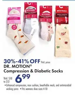 Boscov's DR. MOTION Compression & Diabetic Socks offer