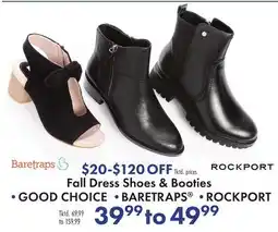 Boscov's Fall Dress Shoes & Booties offer