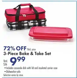 Boscov's 3-Piece Bake & Take Set offer
