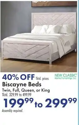 Boscov's Biscayne Beds offer