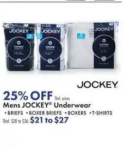 Boscov's Mens JOCKEY Underwear offer