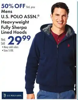 Boscov's Mens U.S POLO ASSN. Heavyweight Fully Sherpa Lined Hoods offer