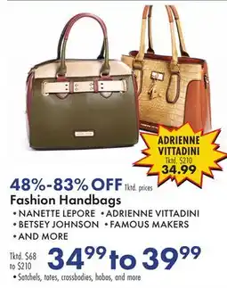 Boscov's Fashion Handbags offer