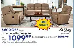 Boscov's Hawthorn Reclining Sofa offer