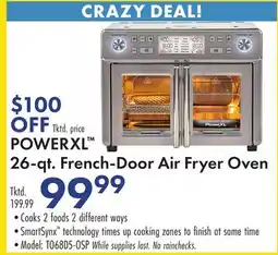 Boscov's POWERXL 26-qt. French-Door Air Fryer Oven offer