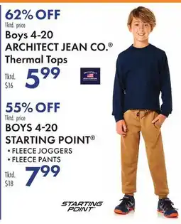Boscov's Boys 4-20 ARCHITECT JEAN CO. Thermal Tops offer