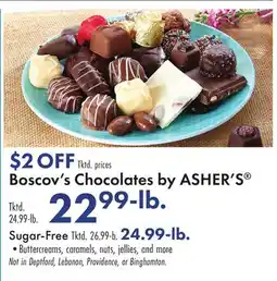 Boscov's Boscov's Chocolates by ASHER'S Tktd offer